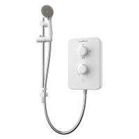 Gainsborough Slim Duo White & Chrome Electric Shower 8.5kW