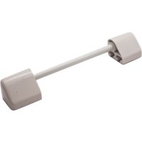 White Toilet Seat Fitting Kit & Rod