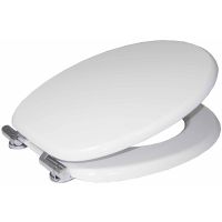 Celmac Woody Lux Soft Close White Toilet Seat