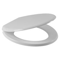 Celmac Flamenco White Toilet Seat with Lock+