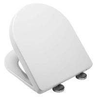 Croydex Eyre Flexi Fix Soft Close D-Shape Toilet Seat