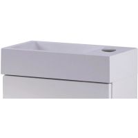 White 400mm Ceramic Cloakroom Vanity Basin