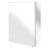 Croydex Avon Stainless Steel Single Mirror Door Bathroom Cabinet
