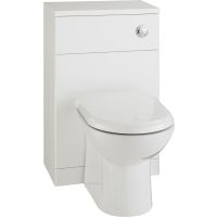 White 500mm Bathroom Toilet Unit