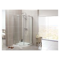 K-Vit Koncept Silver Quadrant Shower Enclosure