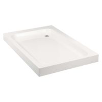 Classic Height Stone Resin White Shower Tray 1200 x 760mm