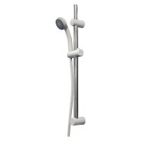 Croydex White Single Function Shower Rail Kit With Handset