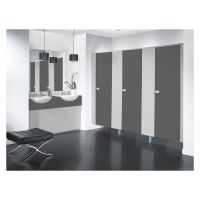 Pendle Stone Grey Toilet Cubicle Door - Box A