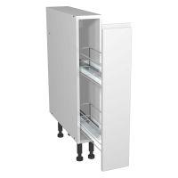 Capri White 150mm Pull Out Base Unit With Wirework