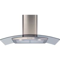 CDA Stainless Steel 900mm Curved Glass Extractor 
