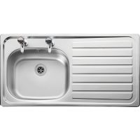 Leisure Lexin 1.0 Bowl Stainless Steel Kitchen Sink with RH Drainer