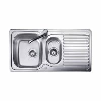 Leisure Linear 1.5 Bowl Reversible Stainless Steel Kitchen Sink
