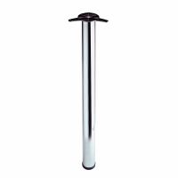 Worktop Support Leg Chrome 870mm