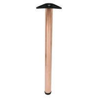 Worktop Support Leg Polished Copper