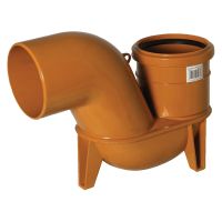FloPlast 110mm Underground Low Back P Trap Inlet Gully