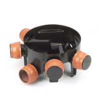 FloPlast Underground 450mm Chamber Base with 5 Flexible Inlets