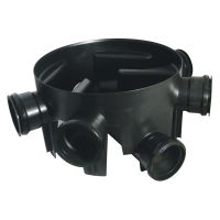 FloPlast Underground 450mm Chamber Base with 5 Fixed Inlets