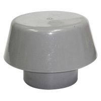 FloPlast Grey 110mm Soil Extract Cowl