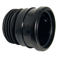 FloPlast Black 110mm Soil Universal Pipe Connector