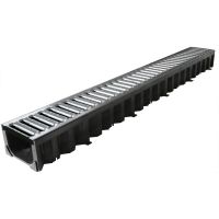ACO HexDrain 1m Channel with Galvanised Steel Grating