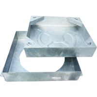 Square to Round Recessed Manhole Cover & Frame 300 x 300mm