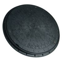 FloPlast Underground 450mm Restricted Access Plastic Drain Cover and Frame