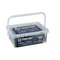 Timber Wolf Exterior Woodscrews 5 x 80mm Pack of 130