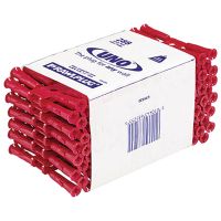 Rawlplug Uno Plugs Red 6 x 28mm Pack of 288