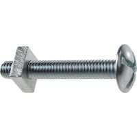 Unifix Roofing Bolt & Nut BZP M6 x 70mm Pk 25