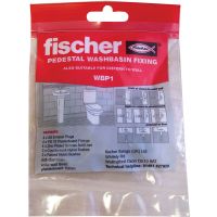 Fischer Wash Basin with Pedestal Fixing Set
