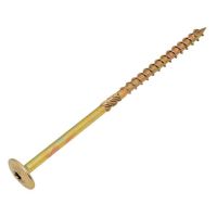 Unifix Flanged Heavy Duty Timber Screw 8 x 80mm Pack of 10