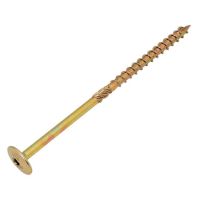 Unifix Flanged Heavy Duty Timber Screw 8 x 120mm Pack of 10