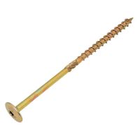 Unifix Flanged Heavy Duty Timber Screw 8 x 200mm Pack of 6