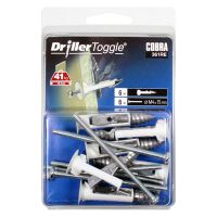 Cobra Driller Toggle Anchor 4 x 75mm Pack of 6
