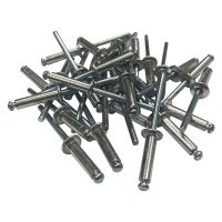 Eclipse 4mm Aluminium Rivets Short Pack of 100