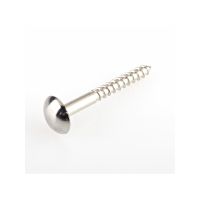 Unifix Dometop Mirror Screw No 8 x 25mm Pack of 4