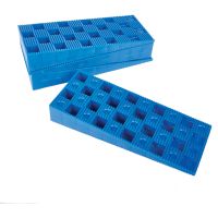 Wedgit Blue Interlocking Plastic Wedges 150 x 60 x 25mm Pack of 4
