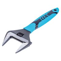 Ox Pro Extra Wide Jaw Adjustable Wrench