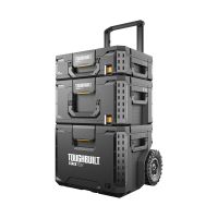 ToughBuilt StackTech 3-Piece Rolling Tool Box Set