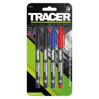 Tracer Permanent Marker Pack of 4