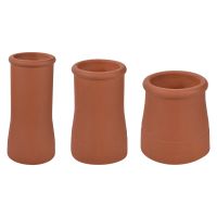 Roll Top Chimney Pot Red