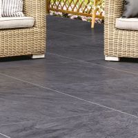 Bellstone Anthracite Porcelain Paving 600 x 600 x 20mm Pack 2