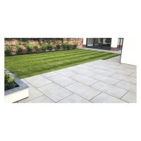 Vitripiazza Dusk Grey Porcelain Paving Slabs 900 x 600 x 20mm Pack of 2