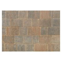 Stonemarket Trident Burnt Ochre Block Paving Project Pack 9.73m²