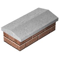 Concrete Coping Stone 275 x 610mm