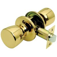 Guardian Passage Knob Set Brass Plated