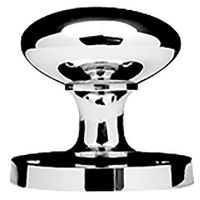 Victorian Mortice Knob Handles Polished Chrome