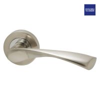 Solar Chrome Nickel Privacy Door Handle Pack