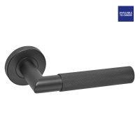 Zurich Matt Black Privacy Door Handle Pack