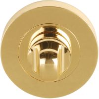 Dale Bathroom Thumbturn Set Polished Brass